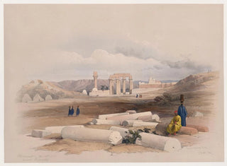 Hermont Armant starożytny Hirmonthis, 26 listopada 1838 - David Roberts — widok dzieła