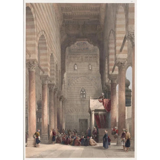 David Roberts - Interior of the mosque of the Metwalys Metwalis.webp