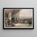 Rozmowa z wicekrólem Egiptu w jego pałacu w Aleksandrii 12 maja 1839 - David Roberts — oprawiony obraz na ścianie