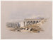 bocznego widoku świątyni zwanej Typhonium w Dendara - David Roberts — widok dzieła