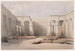 Medinet Abou Medinet Habu Thèbes 5 grudnia 1832 - David Roberts — widok dzieła