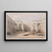 Medinet Abou Medinet Habu Thèbes 5 grudnia 1832 - David Roberts — oprawiony obraz na ścianie