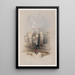 Partie de la salle des colonnes à Karnak Thèbes - David Roberts — oprawiony obraz na ścianie