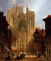 Katedrały w Rouen - David Roberts — widok dzieła