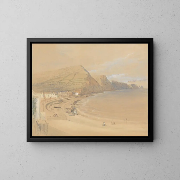 Sidmouth - David Roberts — oprawiony obraz na ścianie
