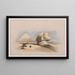 Le Grand Sphinx et les pyramides de Gizeh - David Roberts — oprawiony obraz na ścianie