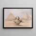La Grande Sphinx Pyramids of Giza Giza 17 lipca 1839 - David Roberts — oprawiony obraz na ścianie