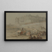 Le Palais Royal Madrid 1832 - David Roberts — oprawiony obraz na ścianie