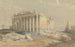 Świątynia w Baalbek - David Roberts — widok dzieła