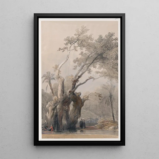 David Roberts - The holy tree of Metereah.webp