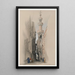Minaret meczetu El Rhamree - David Roberts — oprawiony obraz na ścianie