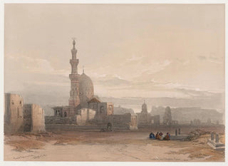 David Roberts - Tombs of the caliphs Cairo.webp