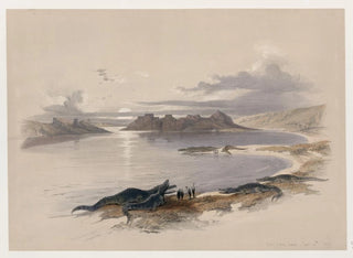 Wadi Dabod, Nubia, 16 listopada 1838 - David Roberts — widok dzieła