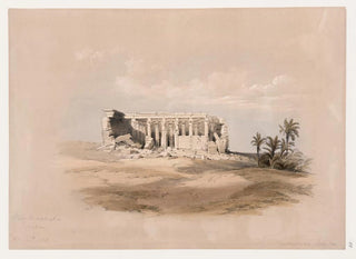 Wadi Maharraka, Nubia, 14 listopada 1838 - David Roberts — widok dzieła