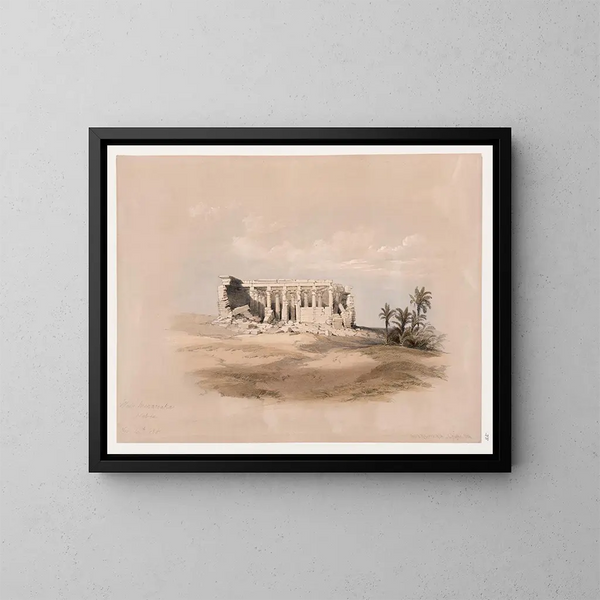 Wadi Maharraka, Nubia, 14 listopada 1838 - David Roberts — oprawiony obraz na ścianie