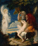 Abraham i Izaak - David Scott — widok dzieła