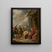 Uczczenie Trzech Króli - David Teniers starszy — oprawiony obraz na ścianie