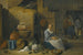 Wnętrza stodoły z służącą przygotowującą warzywa - David Teniers młodszy — widok dzieła