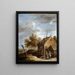 Un chalet - David Teniers le Jeune — oprawiony obraz na ścianie