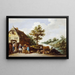 Układanka nad brzegiem rzeki - David Teniers młodszy — oprawiony obraz na ścianie