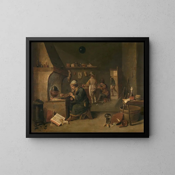 Alchimiste - David Teniers le Jeune — oprawiony obraz na ścianie
