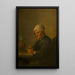 Reprodukcja obrazu Stara kobieta krojąca tytoń - David Teniers młodszy