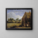 Domek z wieśniakami grającymi w karty - David Teniers młodszy — oprawiony obraz na ścianie