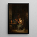 Duo - David Teniers młodszy — oprawiony obraz na ścianie