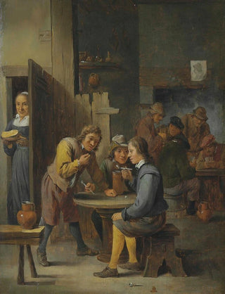 David Teniers The Younger - Figures in a tavern interior.webp