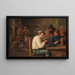 Hustlecap - David Teniers młodszy — oprawiony obraz na ścianie