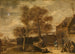 W podwórku na farmie - David Teniers młodszy — widok dzieła