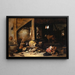W stajni - David Teniers młodszy — oprawiony obraz na ścianie