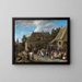 Święto chłopów - David Teniers młodszy — oprawiony obraz na ścianie