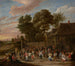Wieśniacy tańczący i bawiący się - David Teniers młodszy — widok dzieła