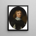 Portret młodego dżentelmena - David Teniers młodszy — oprawiony obraz na ścianie