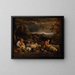 pasterzy i owiec - David Teniers młodszy — oprawiony obraz na ścianie