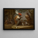 Singerie - David Teniers młodszy — oprawiony obraz na ścianie