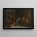 Palaczy - David Teniers młodszy — oprawiony obraz na ścianie