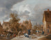 Żołnierzy plądrujących wioskę - David Teniers młodszy — widok dzieła