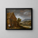 Scena z tawerny - David Teniers młodszy — oprawiony obraz na ścianie