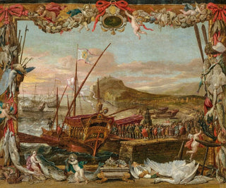 L'Embarquement de Don Juan d'Autriche - David Teniers le Jeune — widok dzieła