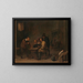 Les Joueurs - David Teniers młodszy — oprawiony obraz na ścianie