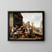 Siedem dzieł miłosierdzia ciała - David Teniers młodszy — oprawiony obraz na ścianie