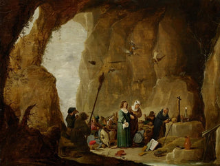 La Tentation de Saint Antoine - David Teniers le Jeune — widok dzieła
