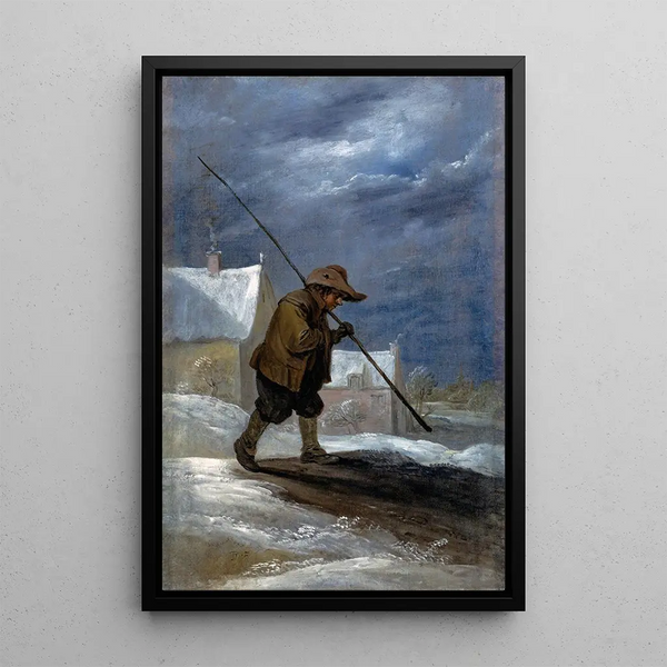 Reprodukcja obrazu Zima - David Teniers młodszy