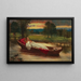 La Dame de Shalott - David Wilkie Wynfield — oprawiony obraz na ścianie