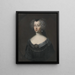 Marie-Éléonore 1599-1655 Królowa Szwecji Księżna brandenburska - David von Krafft — oprawiony obraz na ścianie