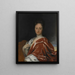 Ulrika Eleonora la Jeune 1688-1741 Królowa Szwecji - David von Krafft — oprawiony obraz na ścianie