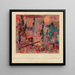 Początek budowy w ogrodzie - Paul Klee — oprawiony obraz na ścianie
