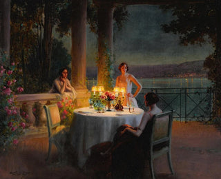 Delphin Enjolras - A candlelit dinner.webp